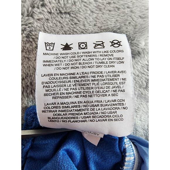 Nike Tempo Dri-Fit Printed Running Shorts Size XS Blue Gym Workout Drawstring - Picture 7 of 12